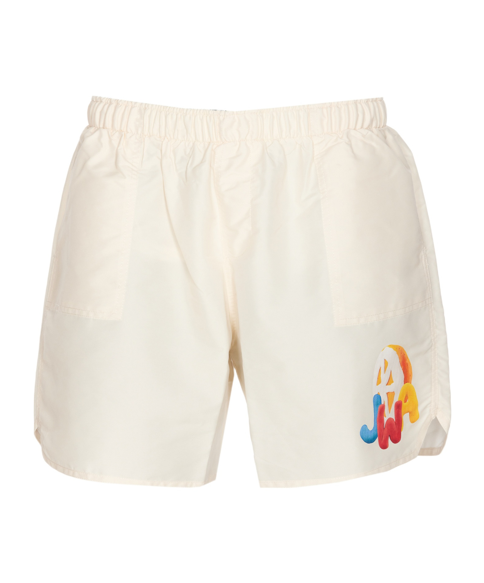 Jw Anderson Logo-print Swim Shorts In White