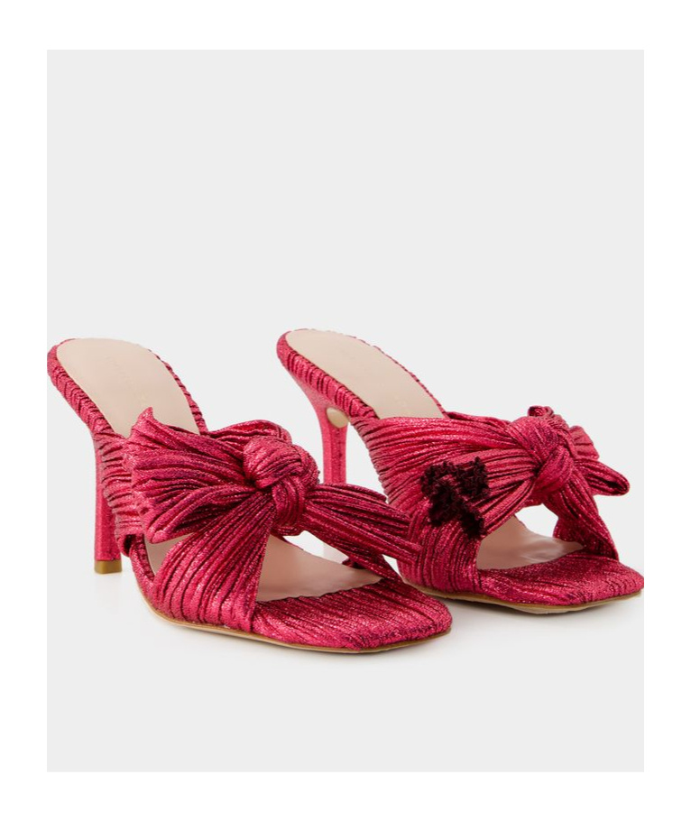 Shop Loeffler Randall 55mm Claudia Sandals In Red
