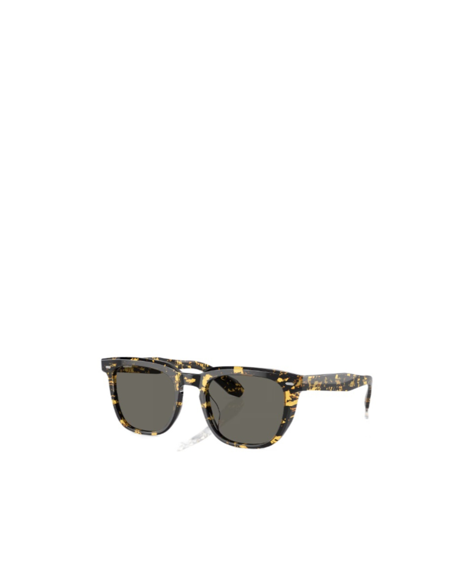 Oliver Peoples Mens Grey Ov5546su N. 06 Rectangle-frame Acetate Sunglasses In Brown