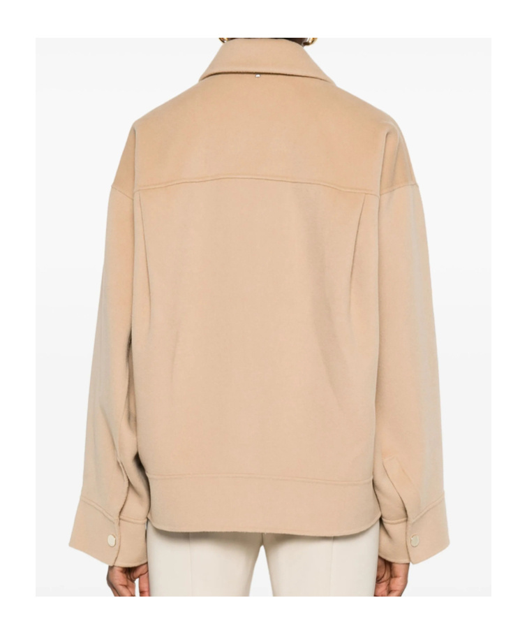 Sportmax Lapel Long-sleeved Suit Jacket In Brown