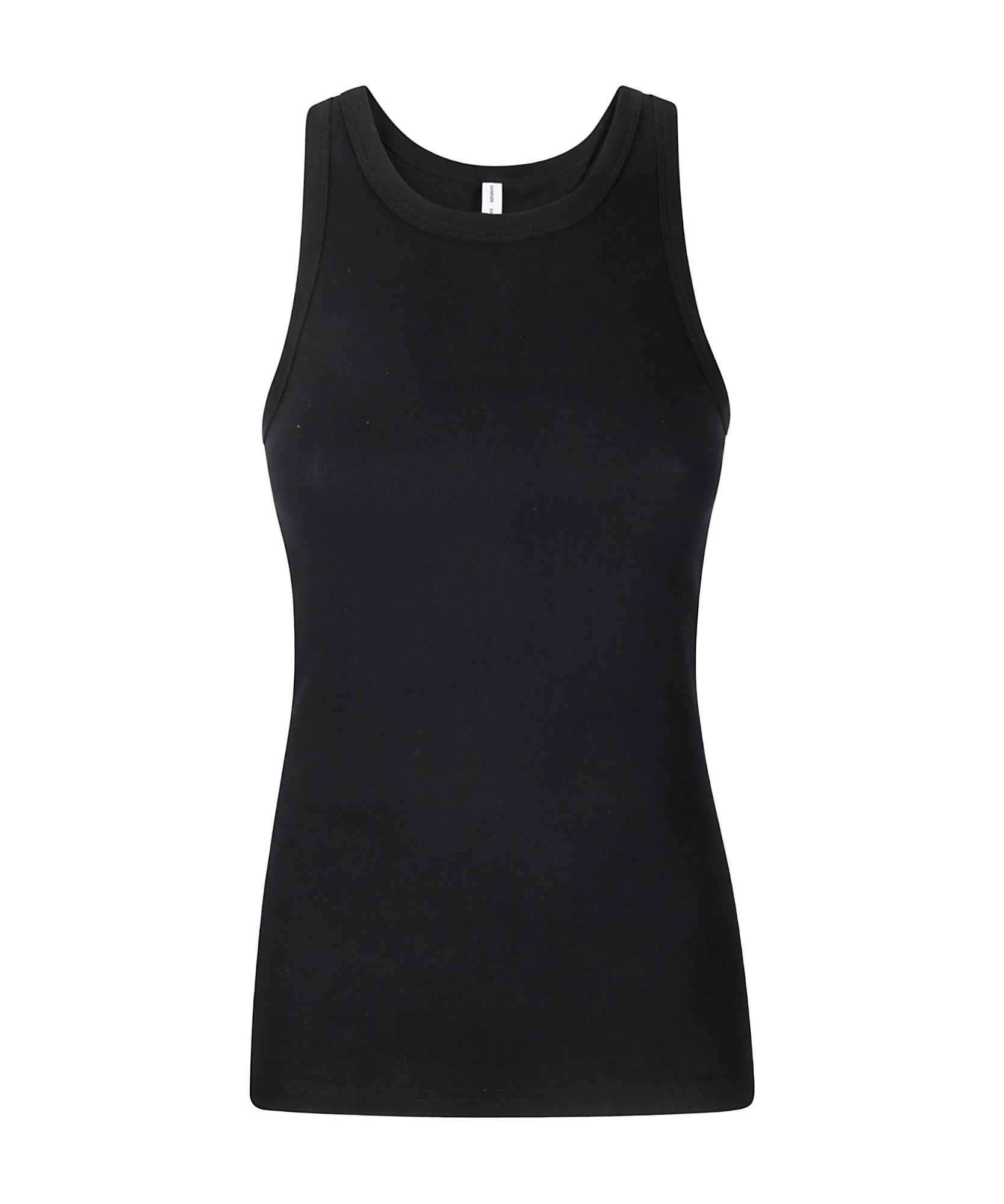 Samsoe & Samsoe Ribbed Knit Vest In Black