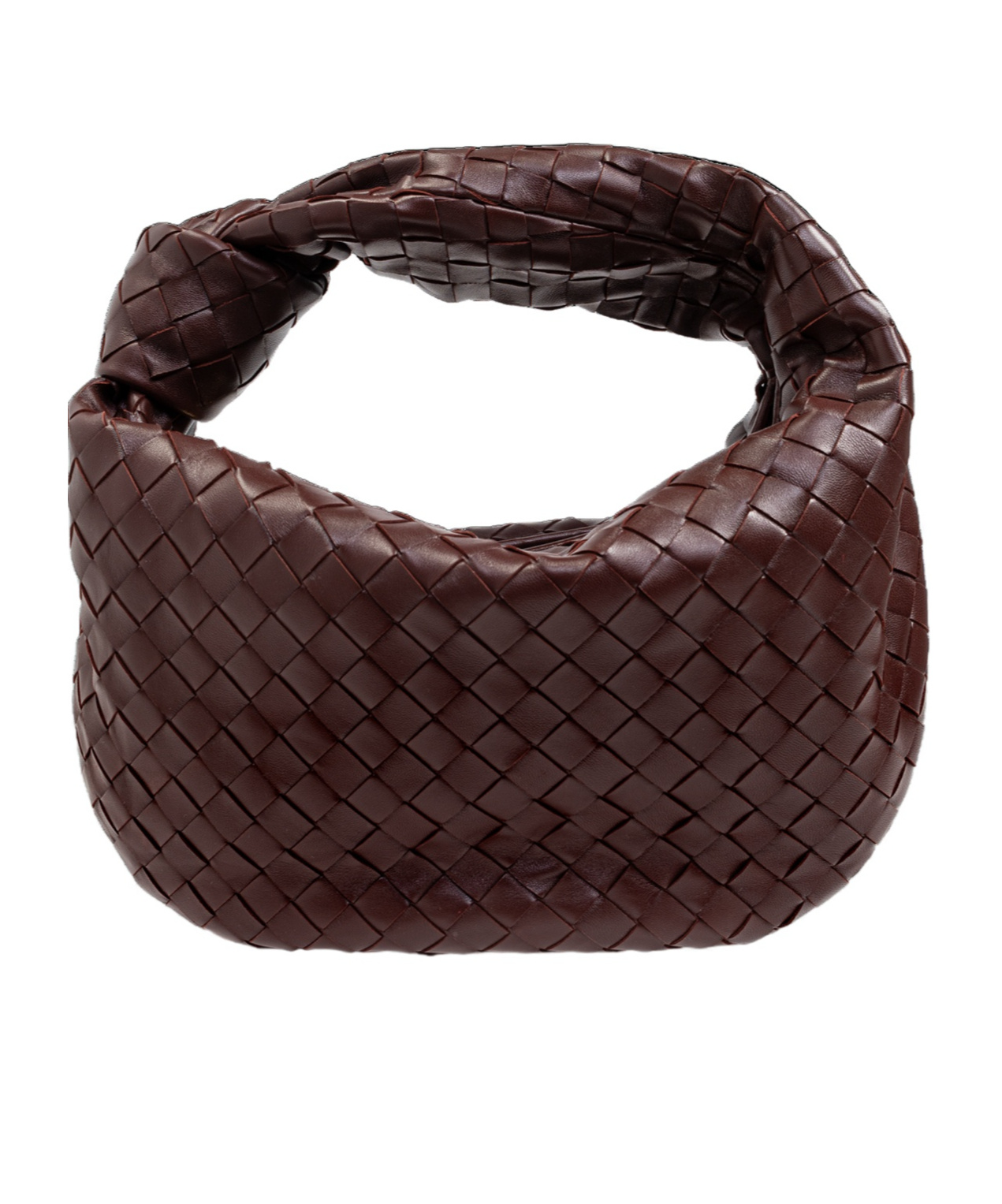 Bottega Veneta Brown Mini Jodie Bag In Red