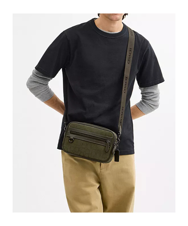 Coach Theo Classic Signature Shoulder Bag