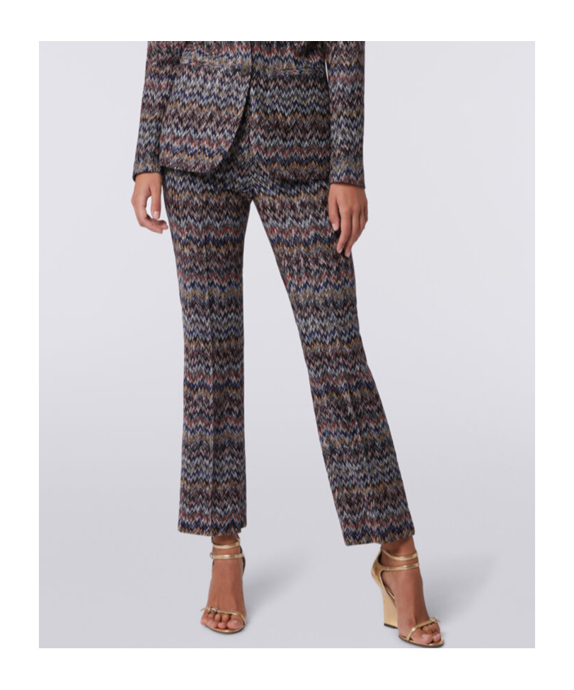 Missoni Serrated Casual Pants In Multi-color