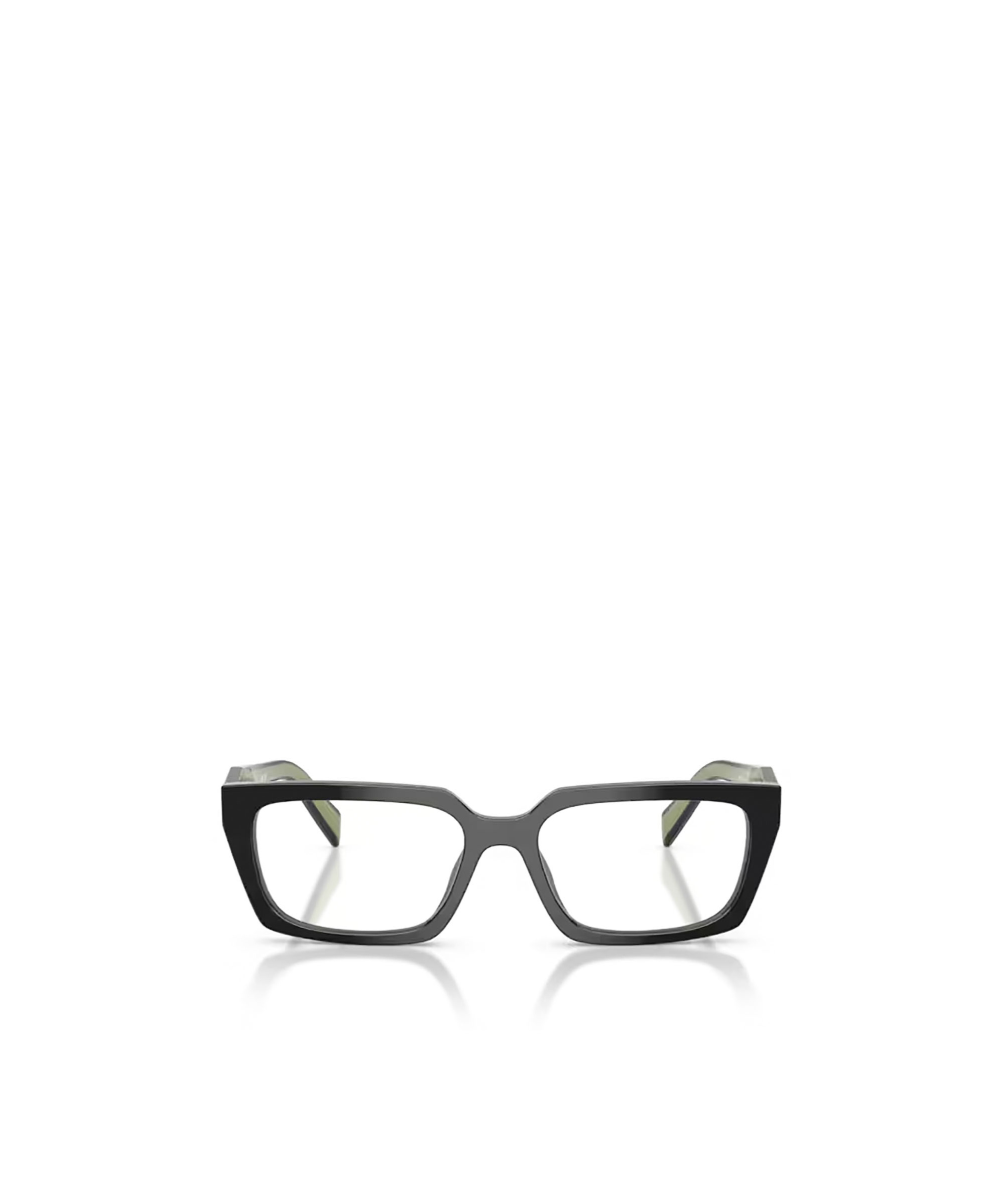 Prada Eyewear Rectangle Frame Glasses In Blue