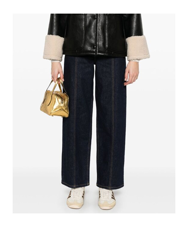 Shop Baum Und Pferdgarten Straight-leg Jeans In Black