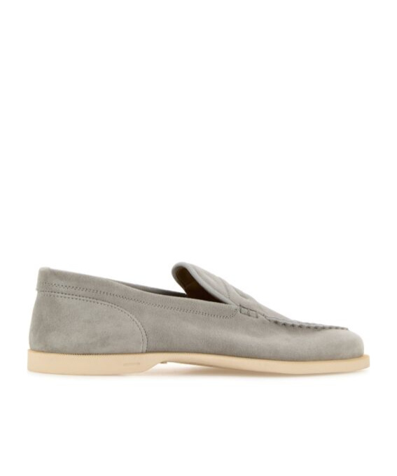 John Lobb Pace Loafer Shoes In Gray