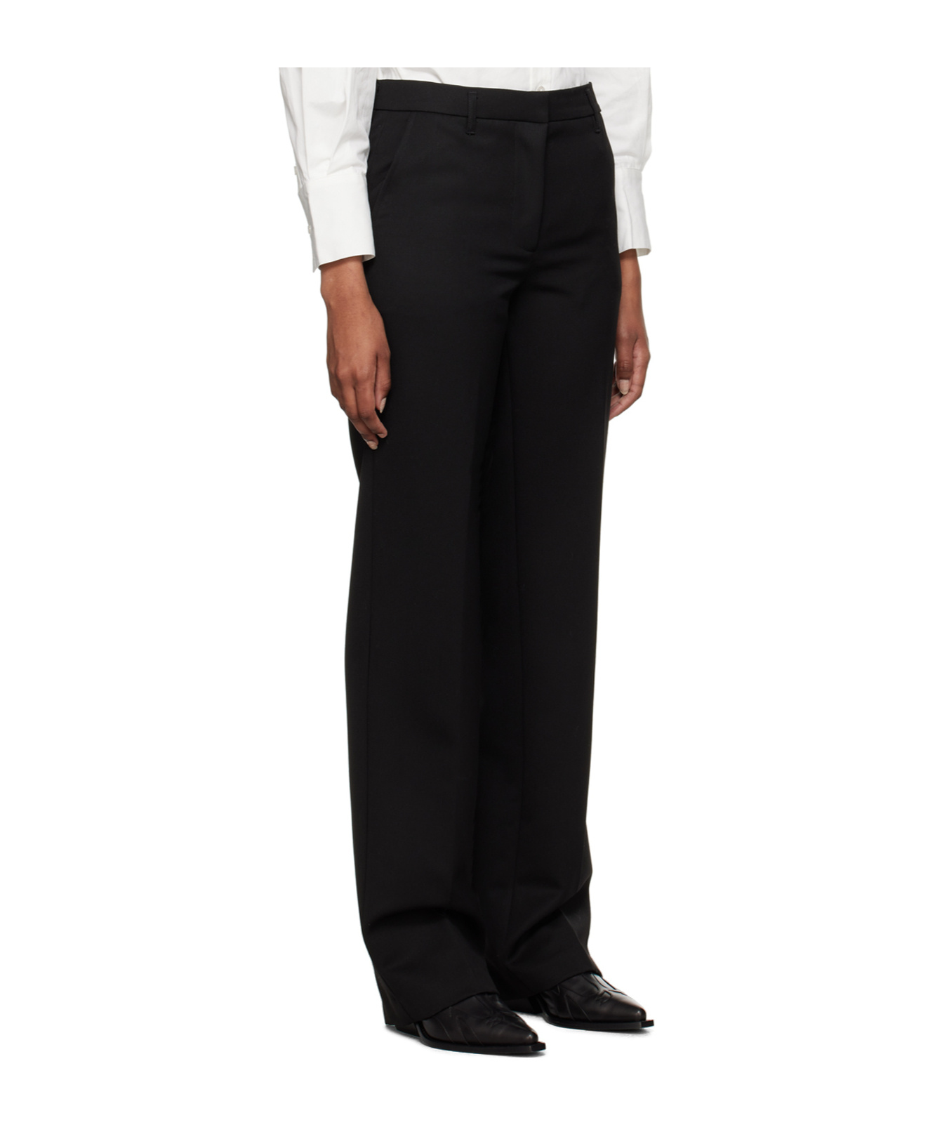 ANINE BING STRAIGHT-LEG TROUSERS
