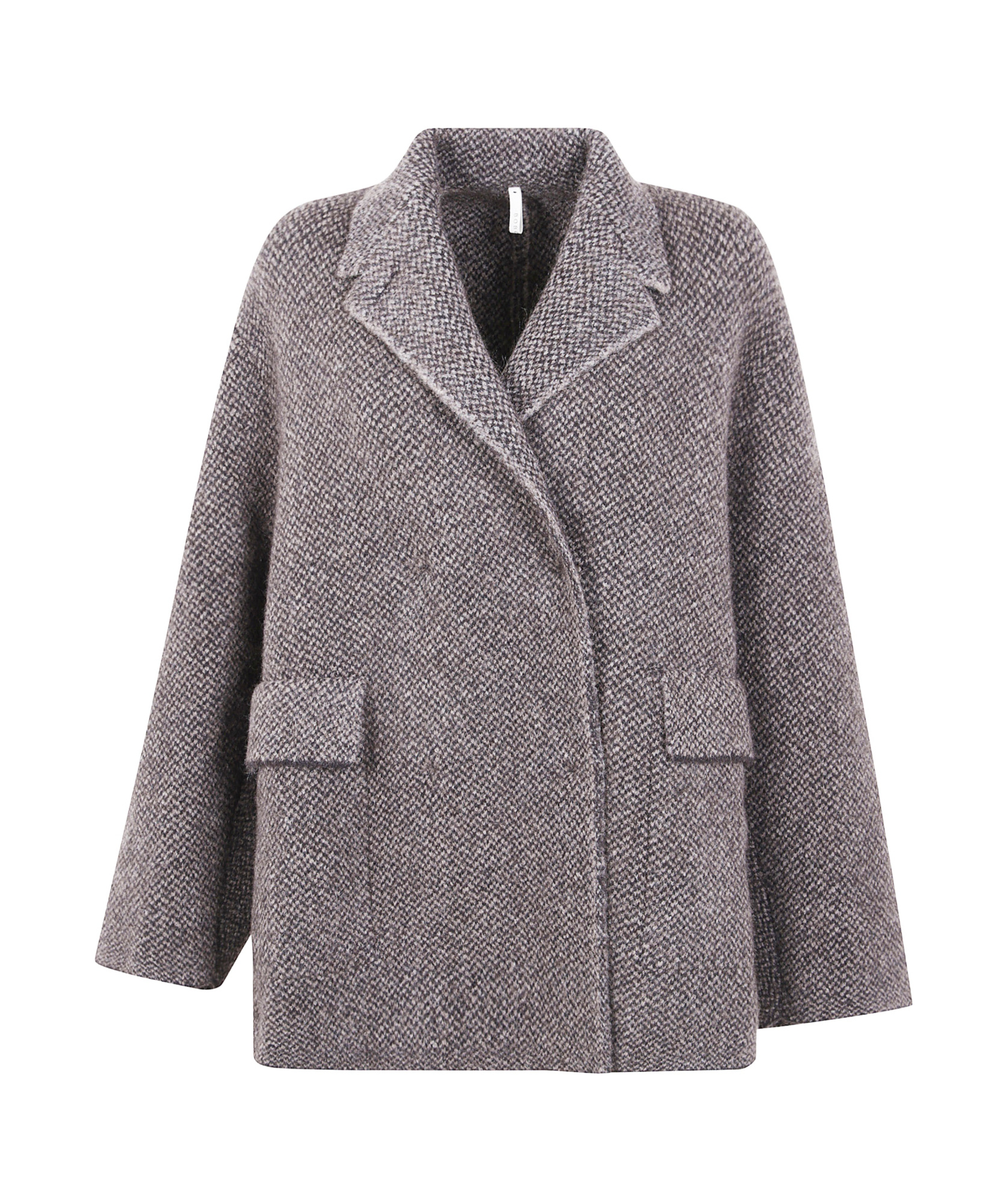 Boboutic Double Breast Jacket In Gray