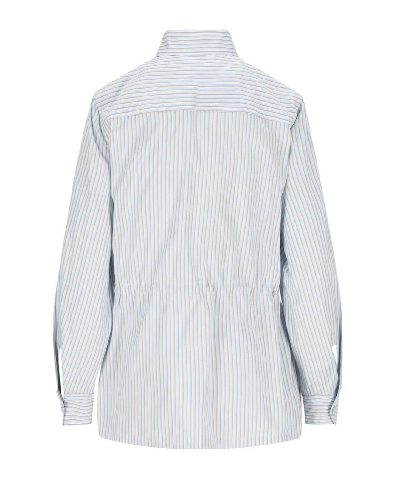 Fendi Cotton And Silk Blouson In White
