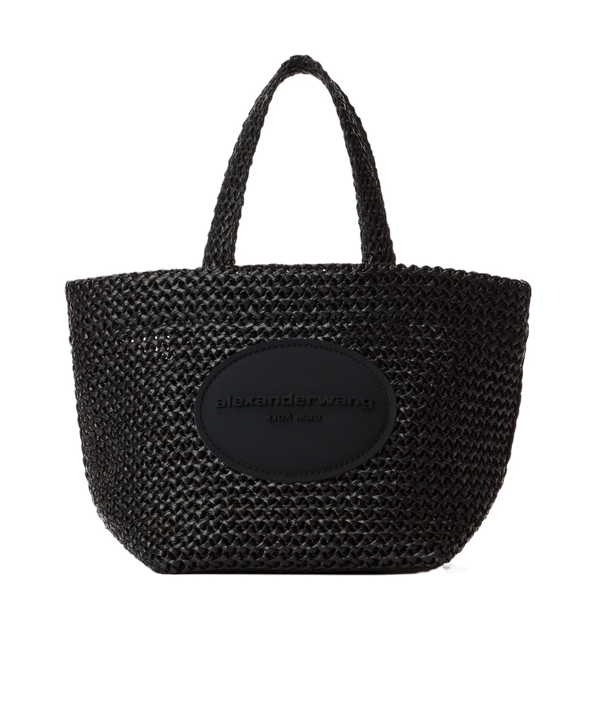 Alexander Wang Women Black Crochet Small Punch Handbag In Black
