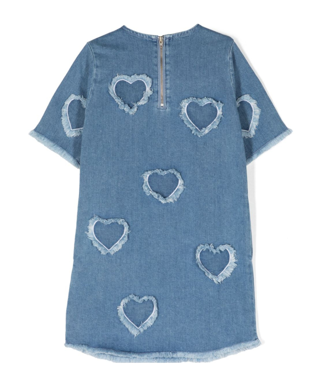 Stella Mccartney X Good On You Heart-shaped Decal Dress In Blue