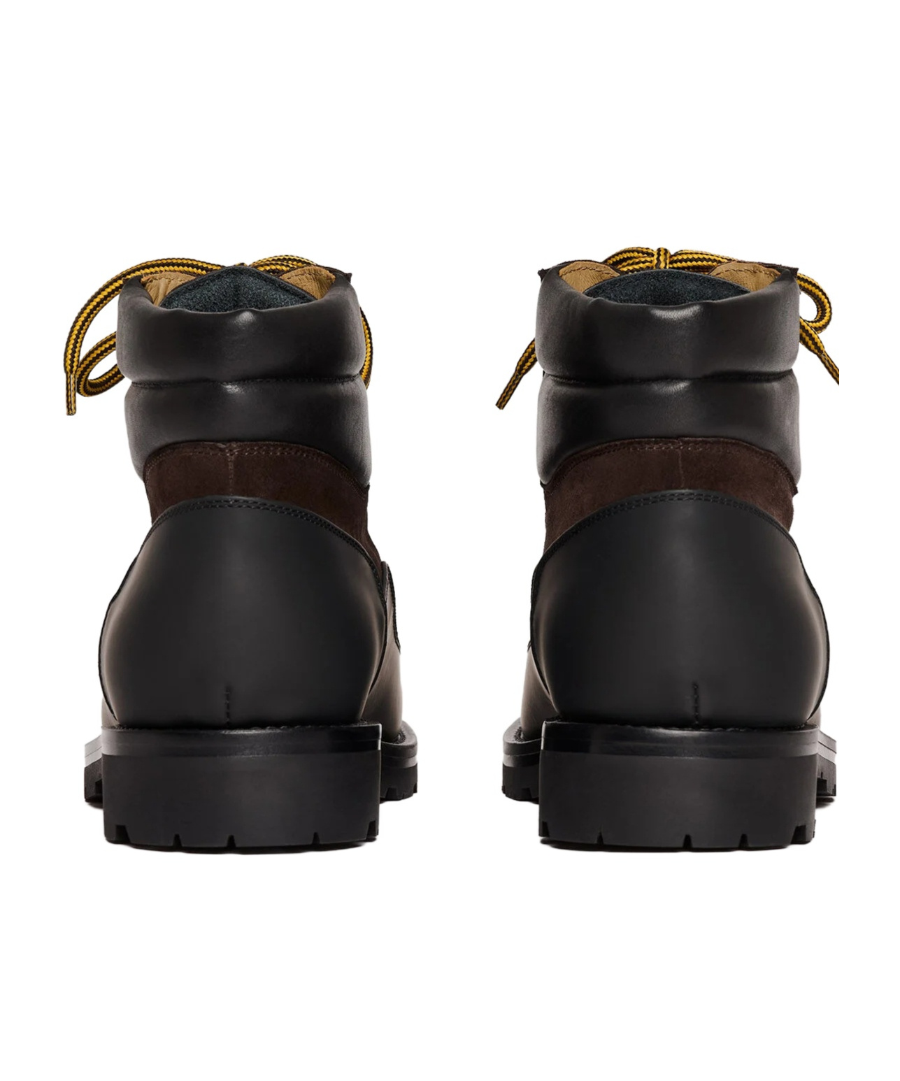 Scarosso Leather Suede Lace-up Boots In Brown