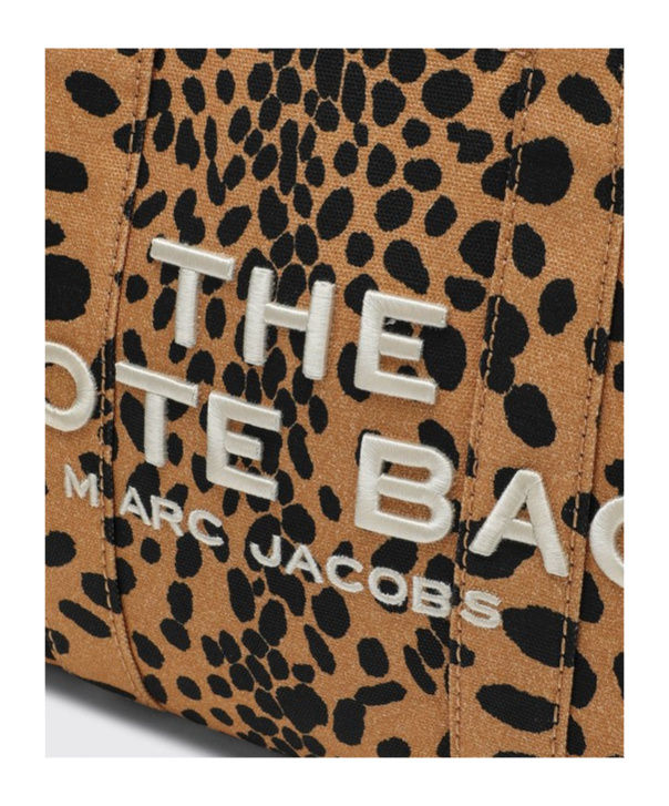 MARC JACOBS MARC JACOBS THE CHEETAH LOGO EMBROIDERED MEDIUM TOTE BAG