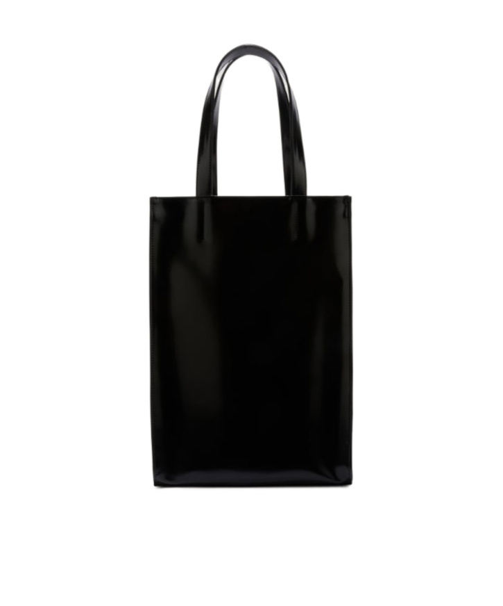 Palm Angels Logo Debossed Open-top Tote Bag In Black