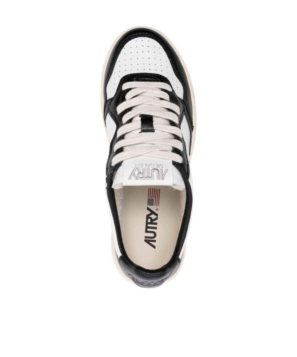 Autry Medalist Low Sneakers Gold In Black