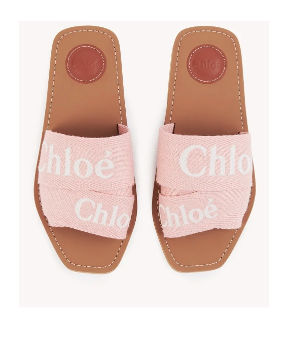 Chloé Open-toed Slippers In Pink
