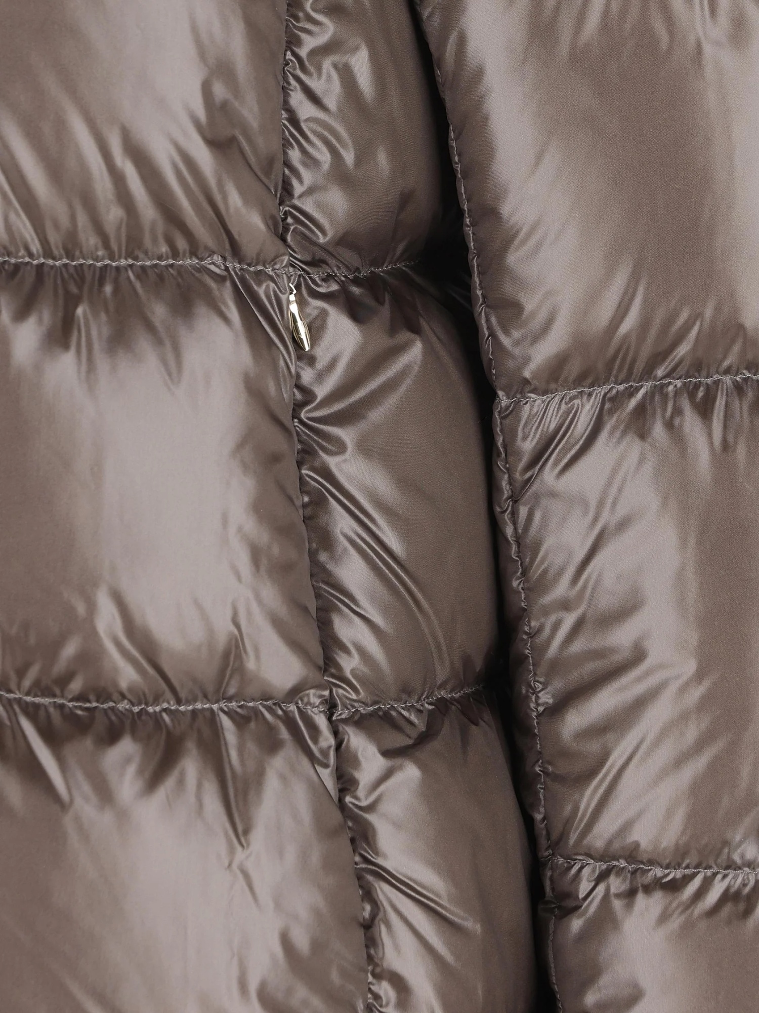Herno Double-zip Quilted Down Jacket In Brown