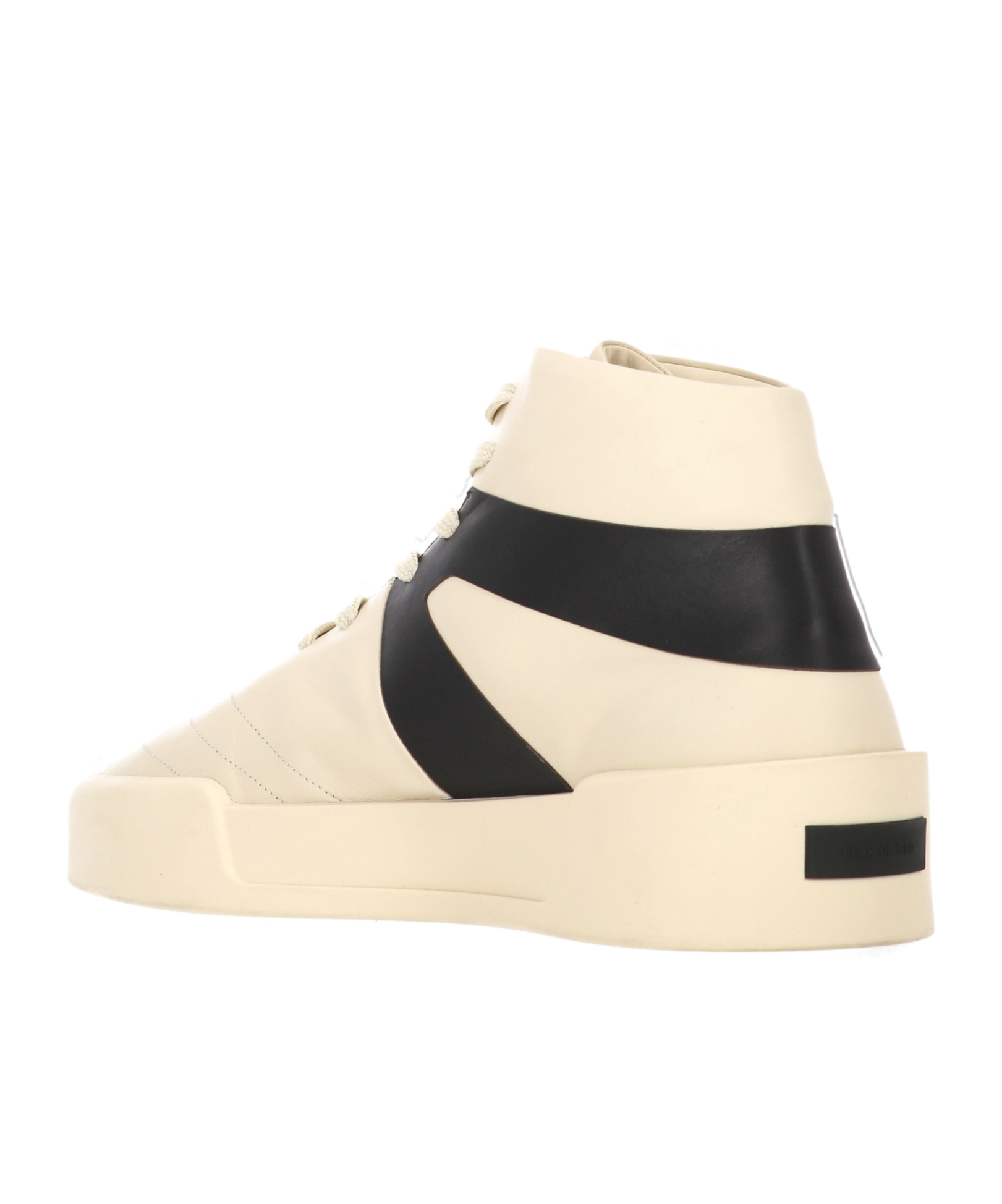 Fear Of God High-top Basketball Sneaker With Stripe Detail In Brown