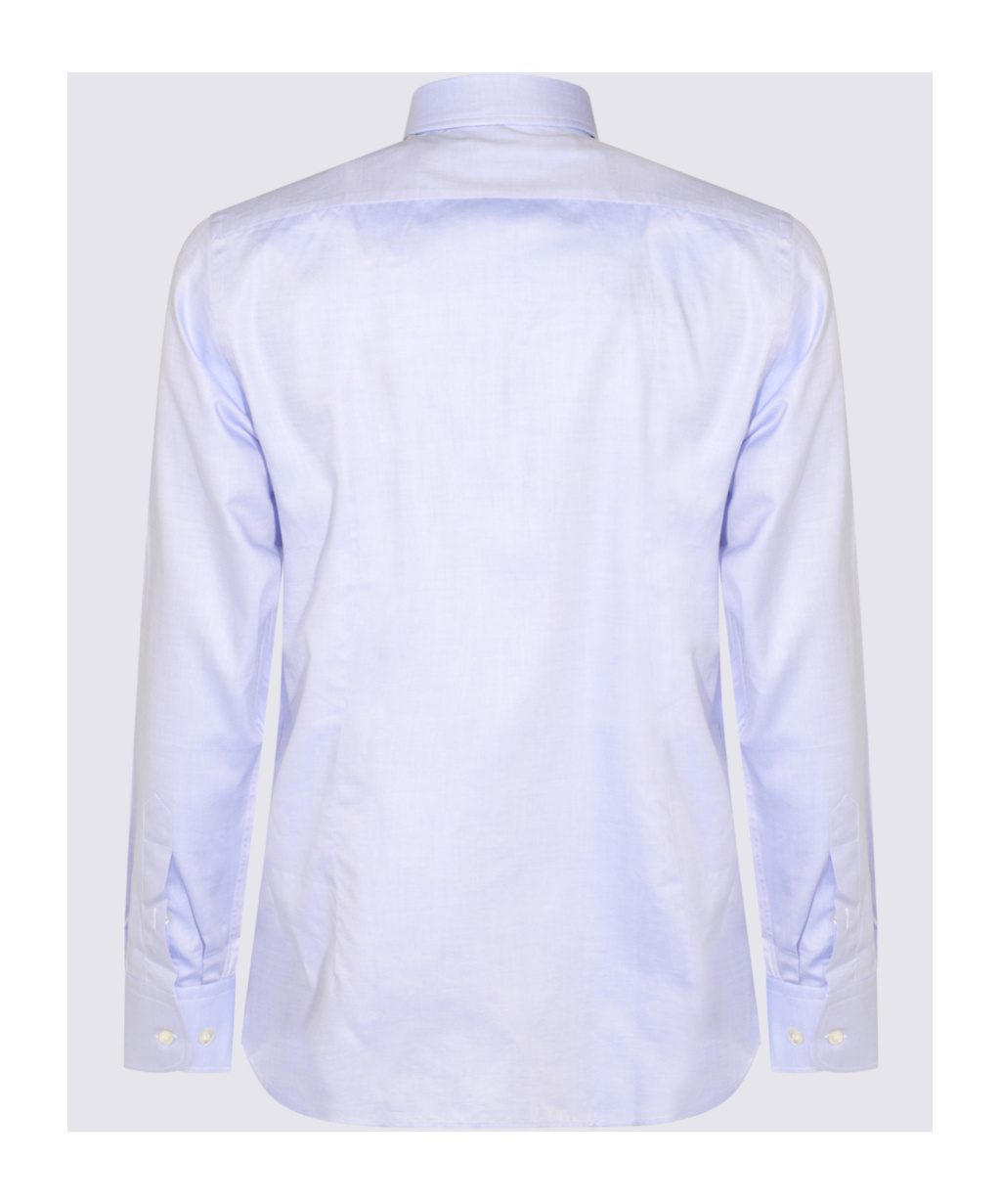 Etro Collared Shirt Button-down Long Sleeves In Blue