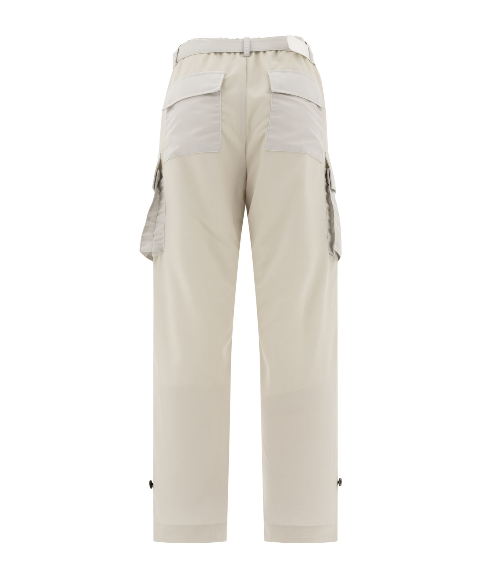Sacai Belt-loop Overalls In Nude