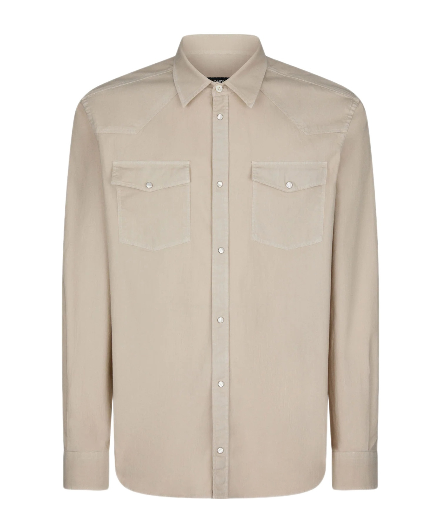 Dondup Long-sleeve Shirt In Neutral