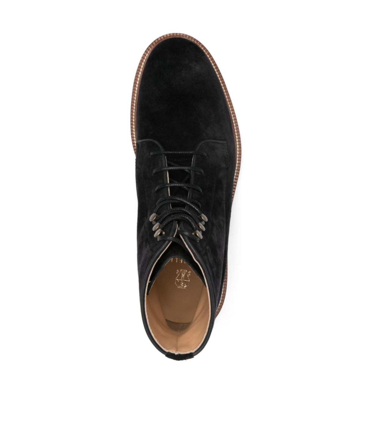 Brunello Cucinelli Suede Boots In Black