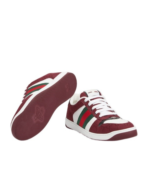 Gucci Screener Series Sports Skate Shoes In Red