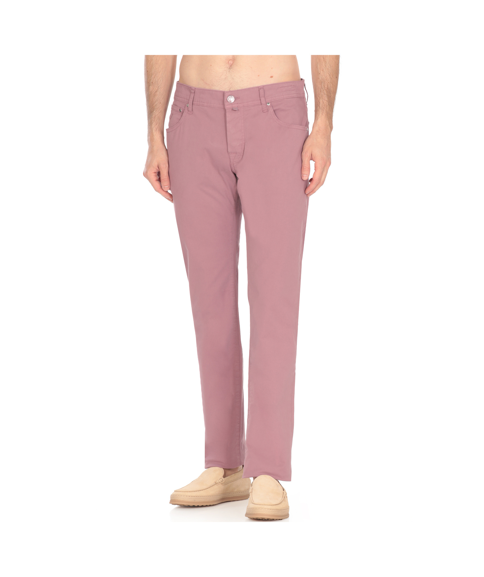 Jacob Cohen Belt Loops Slacks In Purple