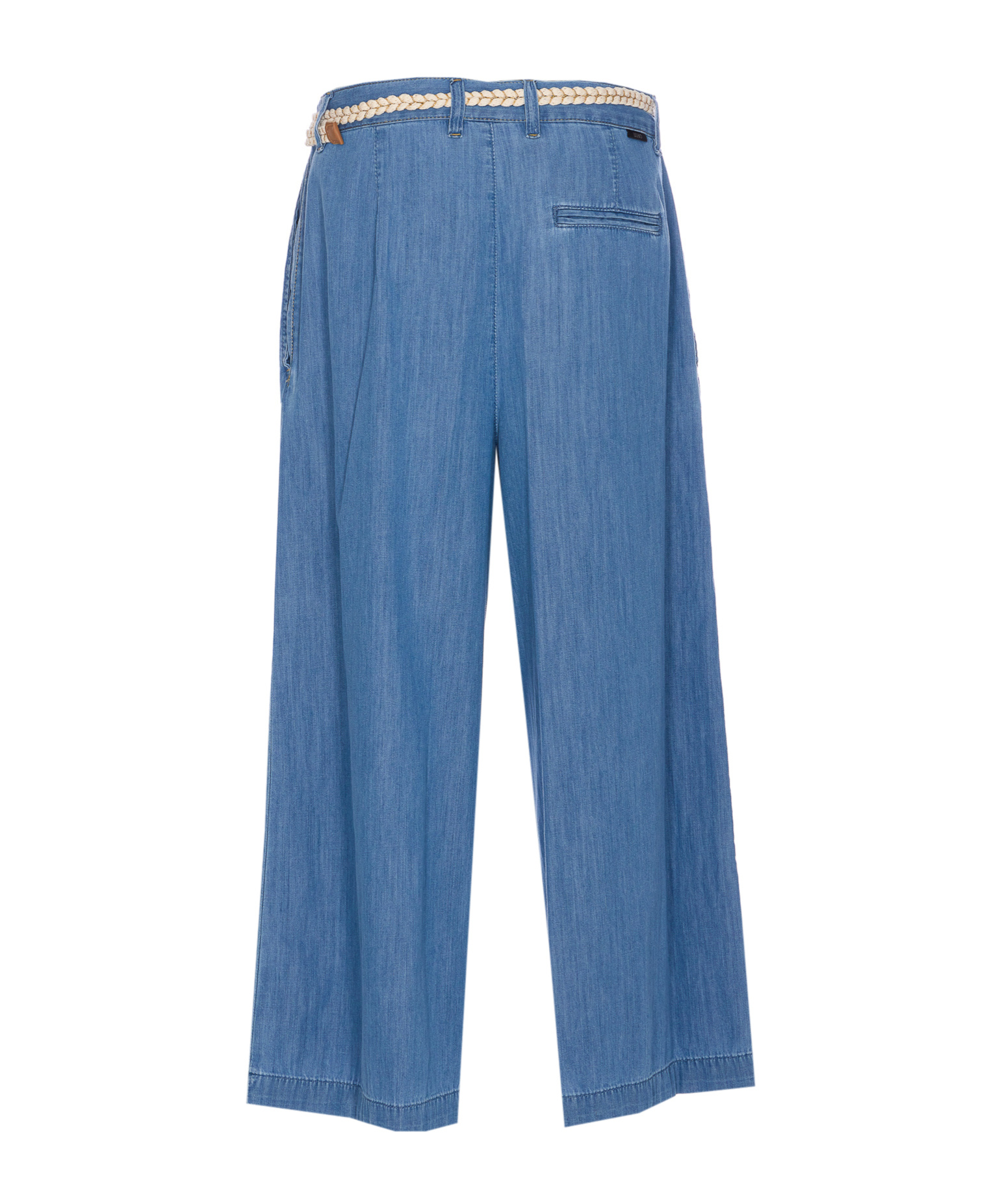 Shop Liu •jo Wide Leg Jeans In Blue
