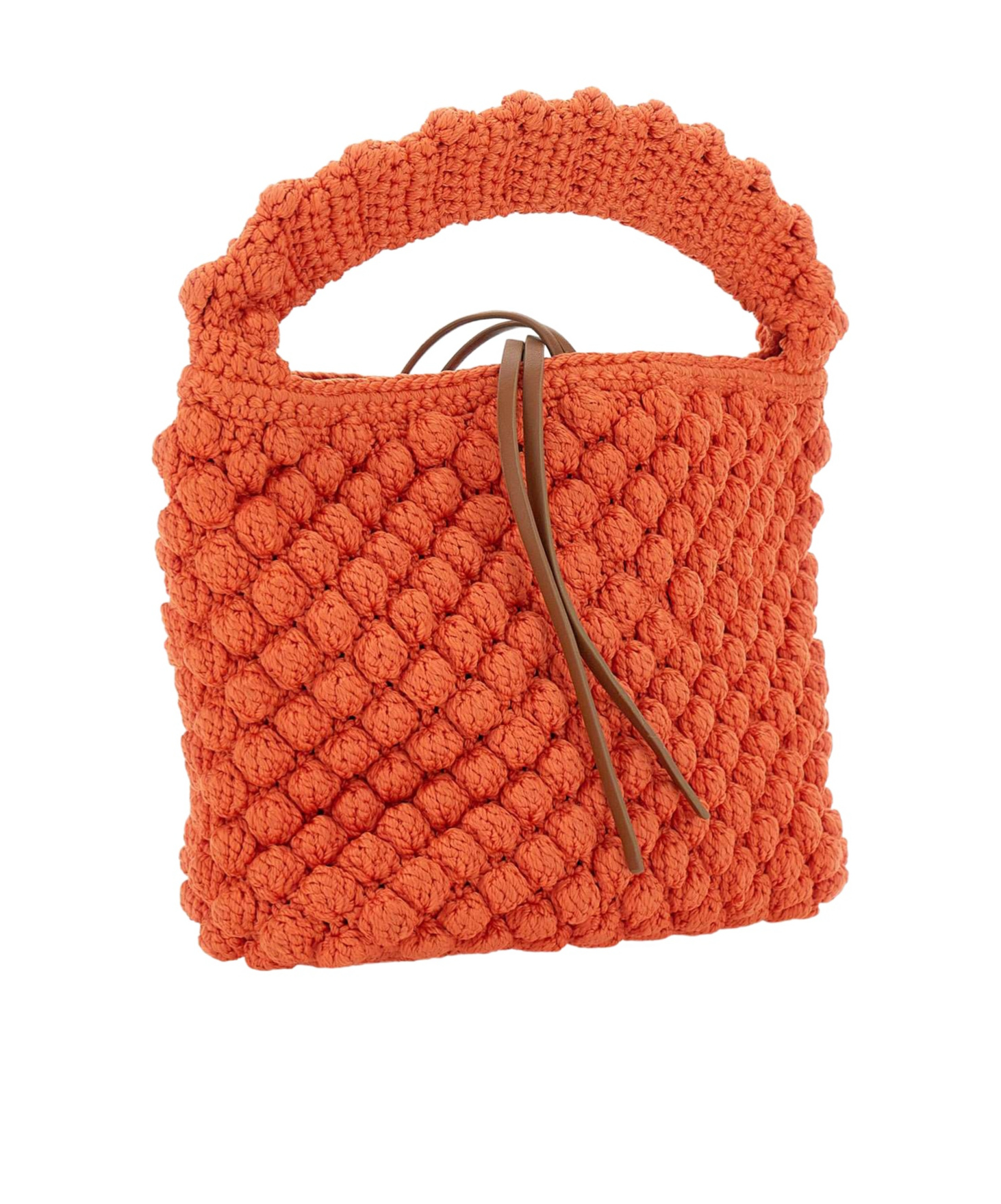 Gianni Chiarini Knitted Tote Bag In Red