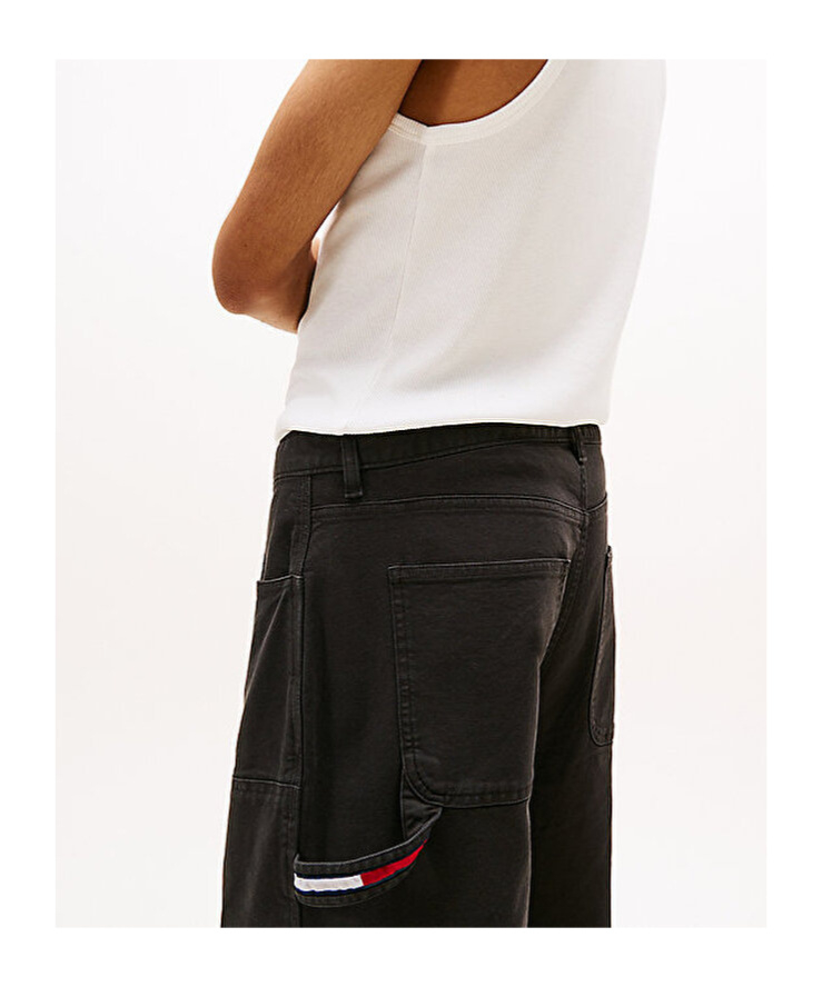 Tommy Hilfiger Belt Loops Jeans In Black