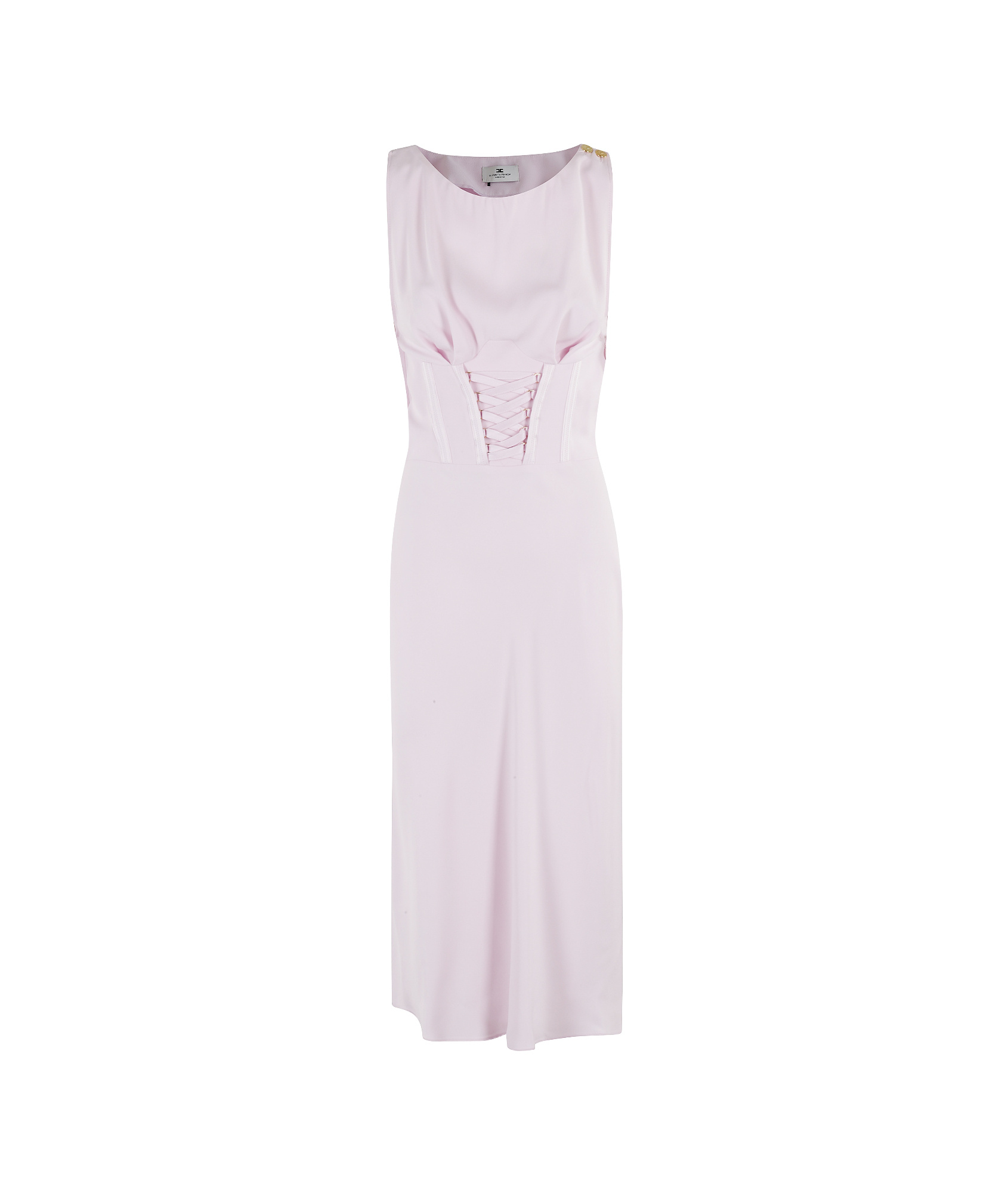 Elisabetta Franchi Quarzo Midi Dress In Pink