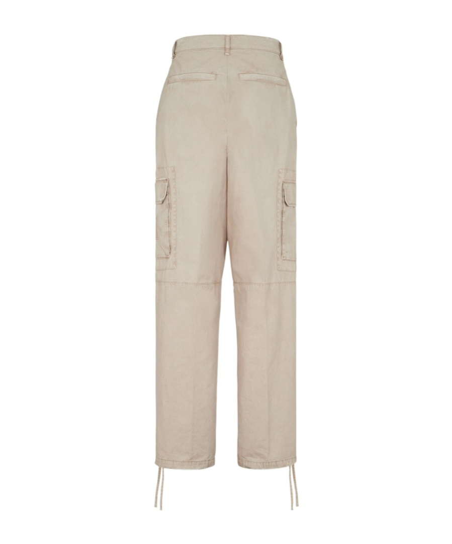 Fendi Logo-patch Wide-leg Trousers In Brown