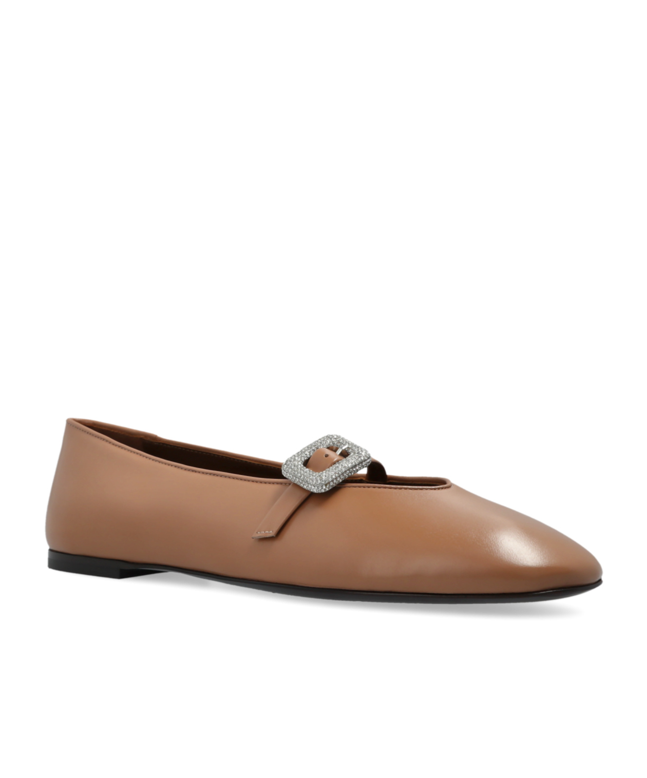 Giuseppe Zanotti Georgia Ballet Flats In Brown