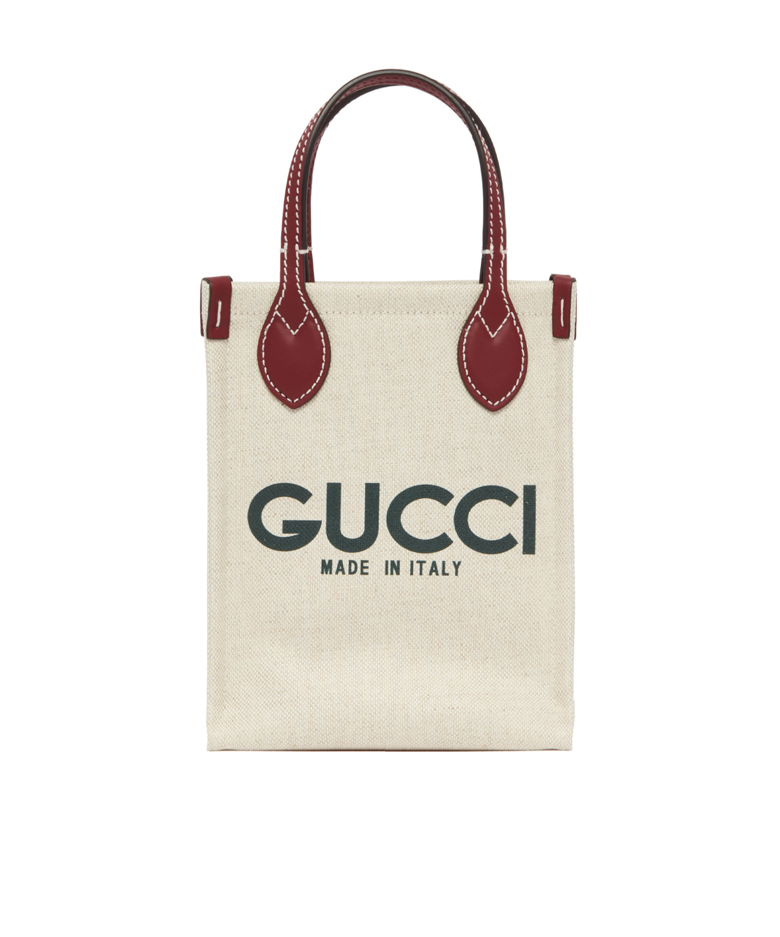 Gucci Logo-print Tote Bag In White