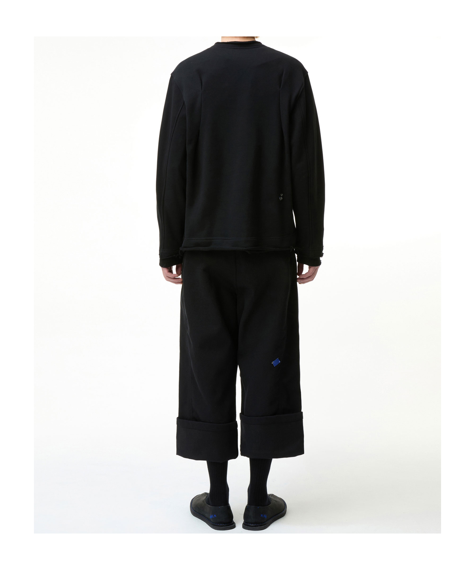 Ader Error Logo-print Cotton Sweatshirt In Black