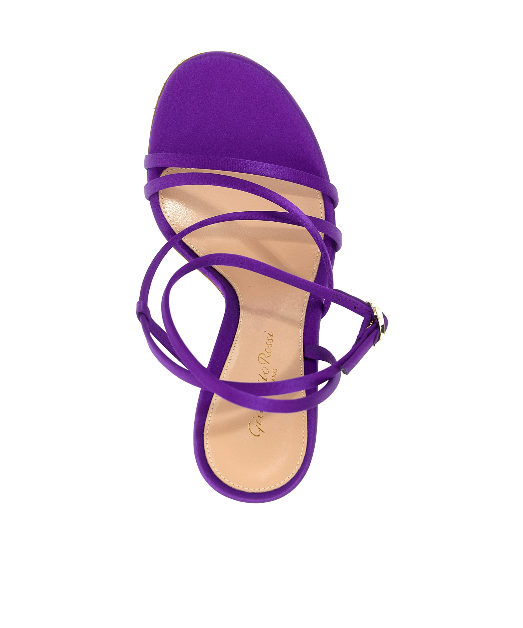 Gianvito Rossi Purple Ankle Strap Heels In Purple