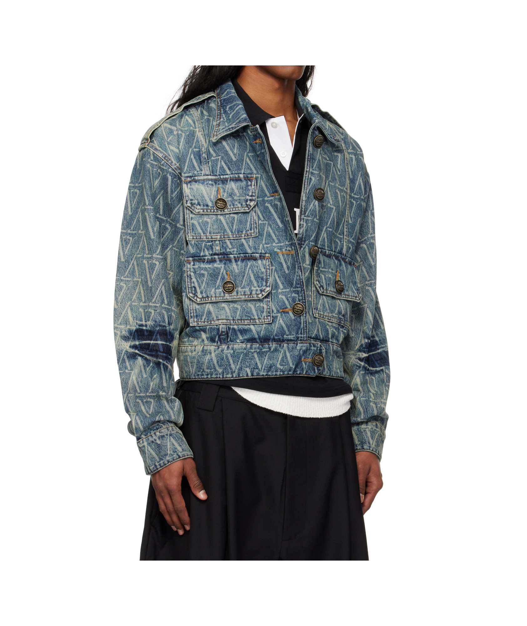 Vaquera Monogram Denim Jacket
