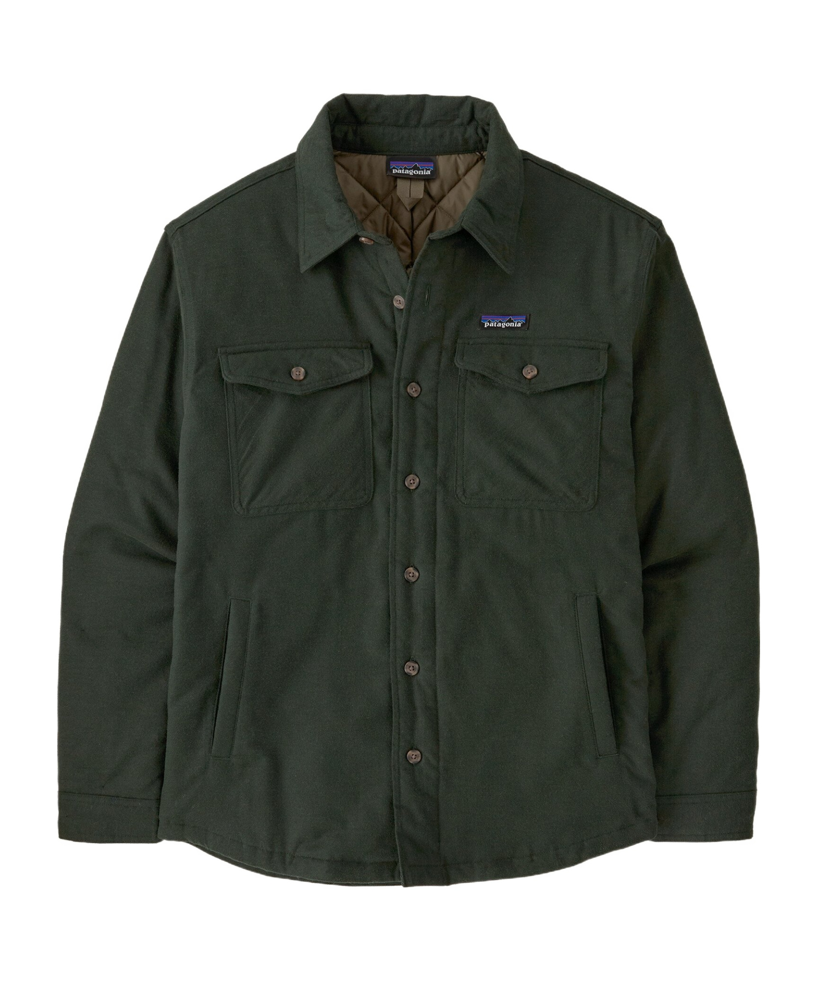 Patagonia Long-sleeved Cotton Jacket In Black