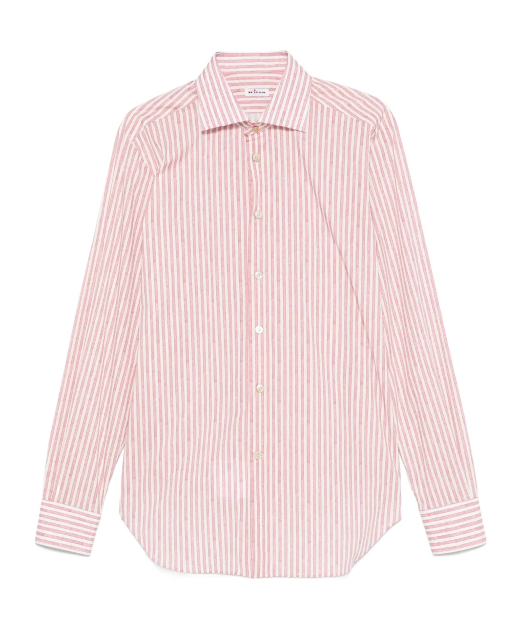 KITON CANDY-STRIPED SHIRT 