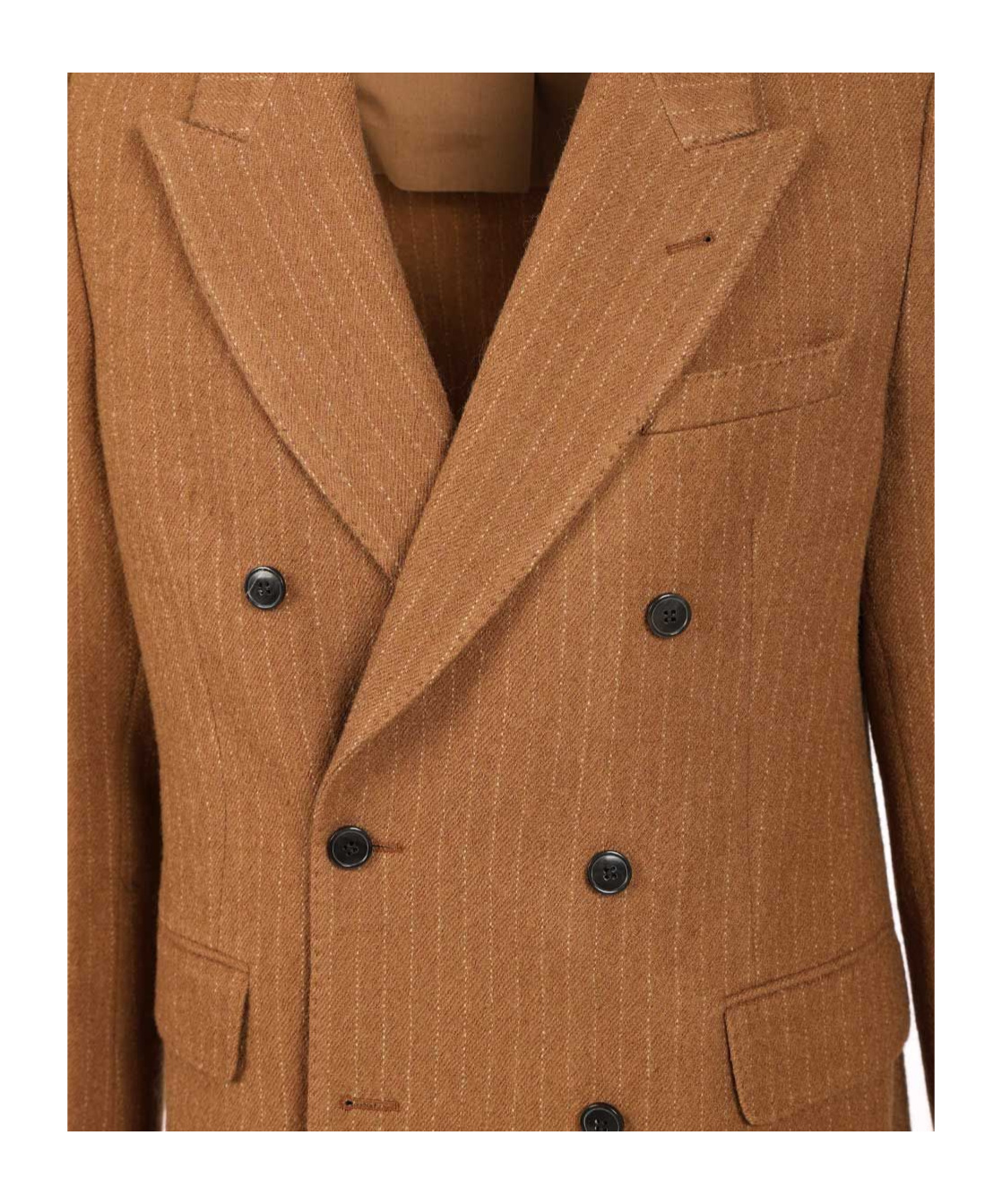 Dries Van Noten Men Regular Fit Double Breasted Blazer In Brown