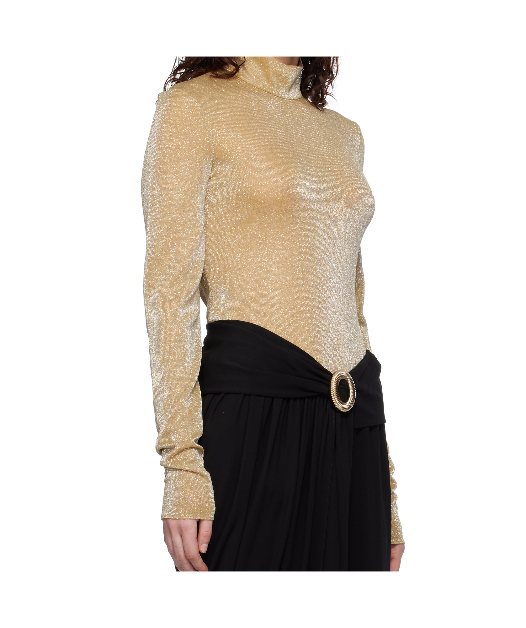 Lanvin Long-sleeved Top In Nude
