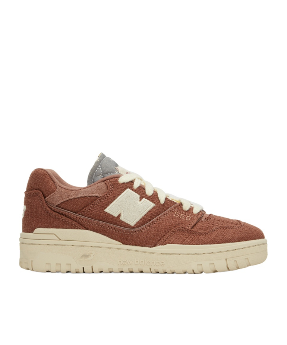 New Balance Round Head Low-cut Casual Shoes In Nude