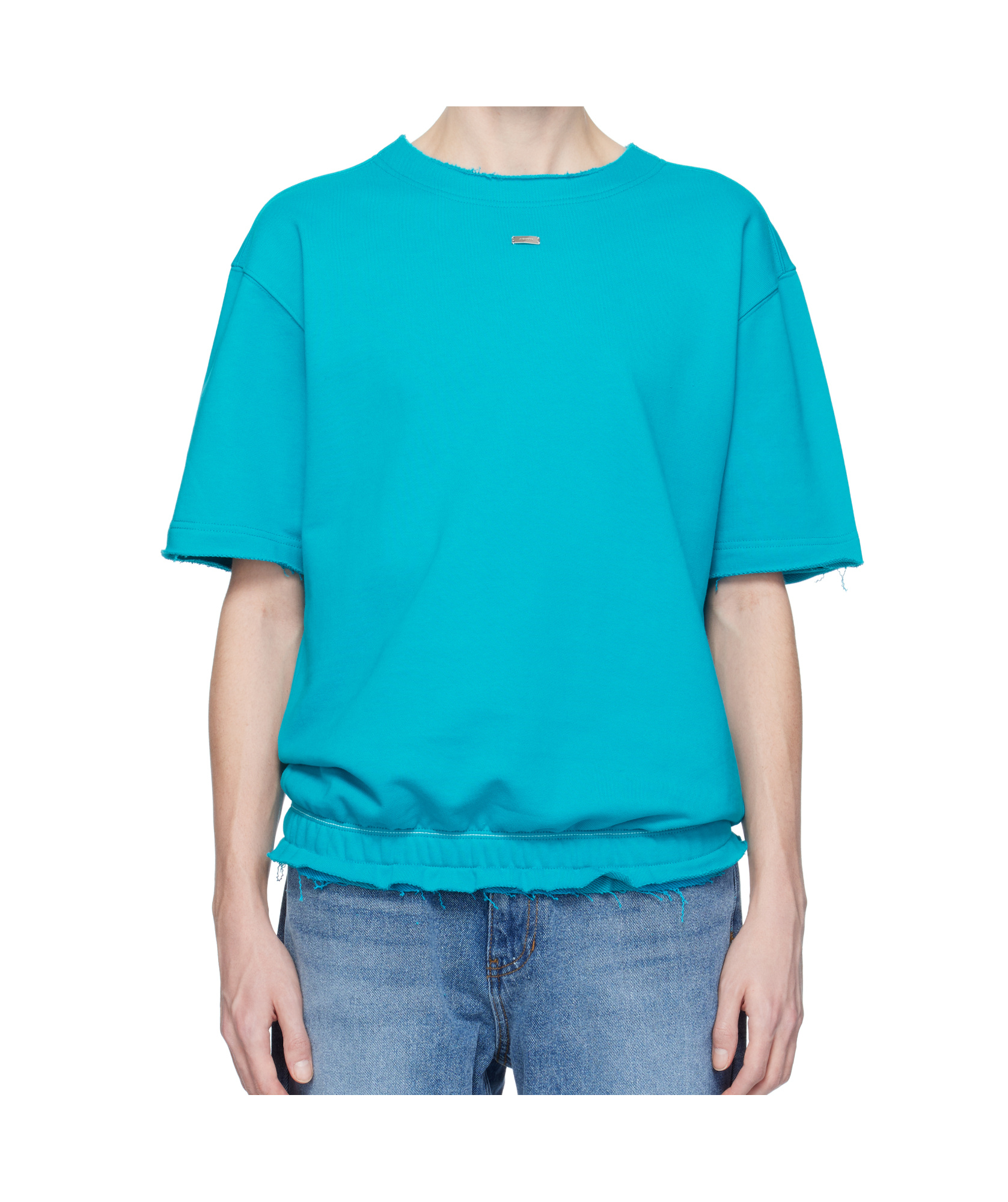 Ader Error Blue Half Sleeve Product. 36 T-shirt In Blue