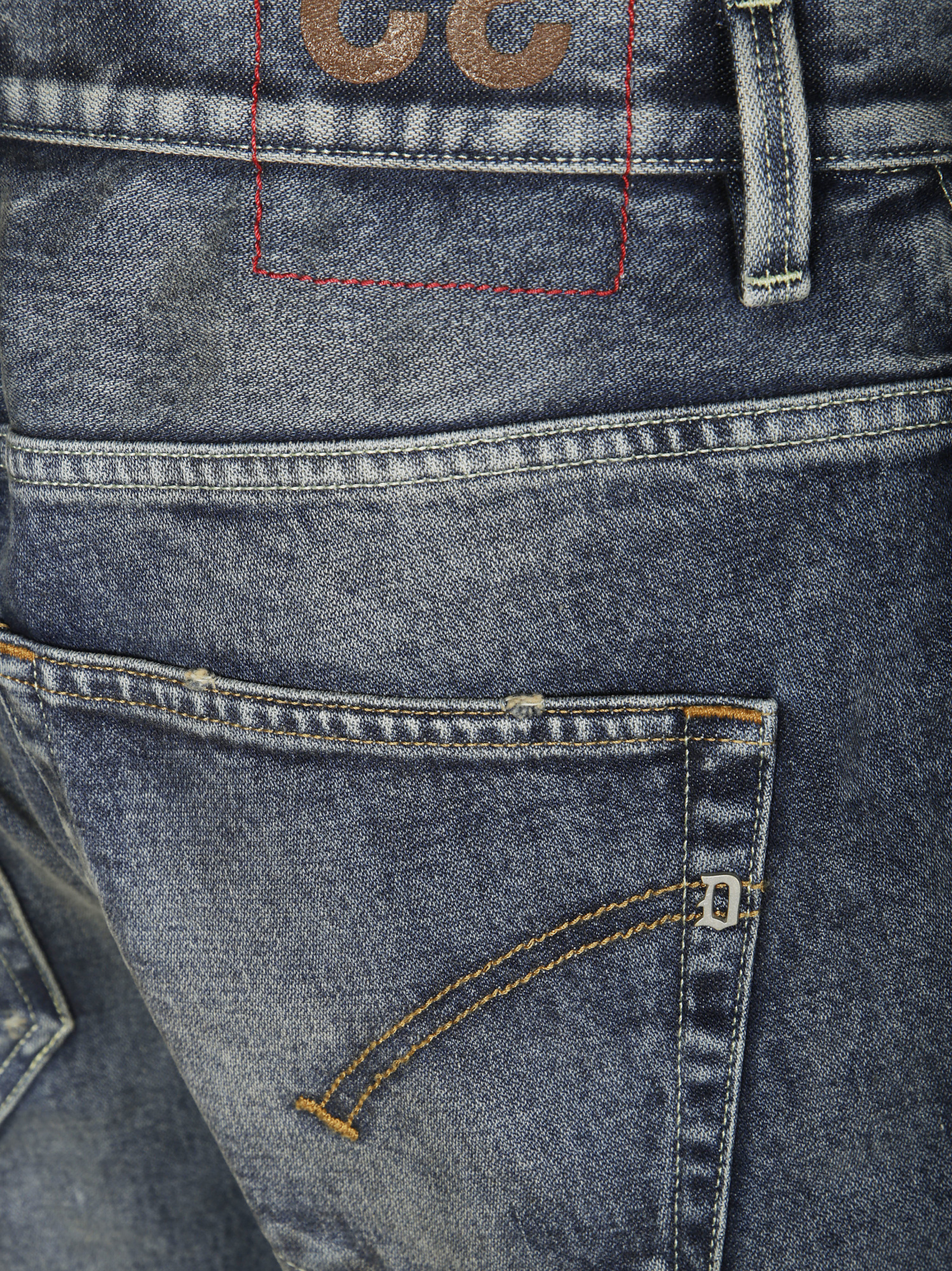 Dondup Distressed Trousers In Gray