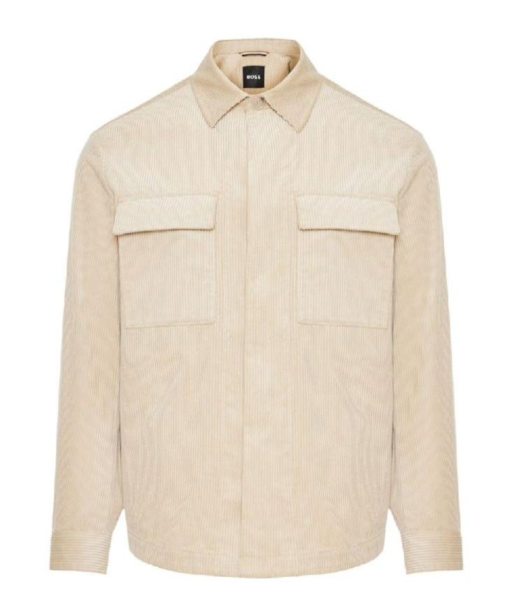 Hugo Boss Long Sleeve Casual Jacket In Nude