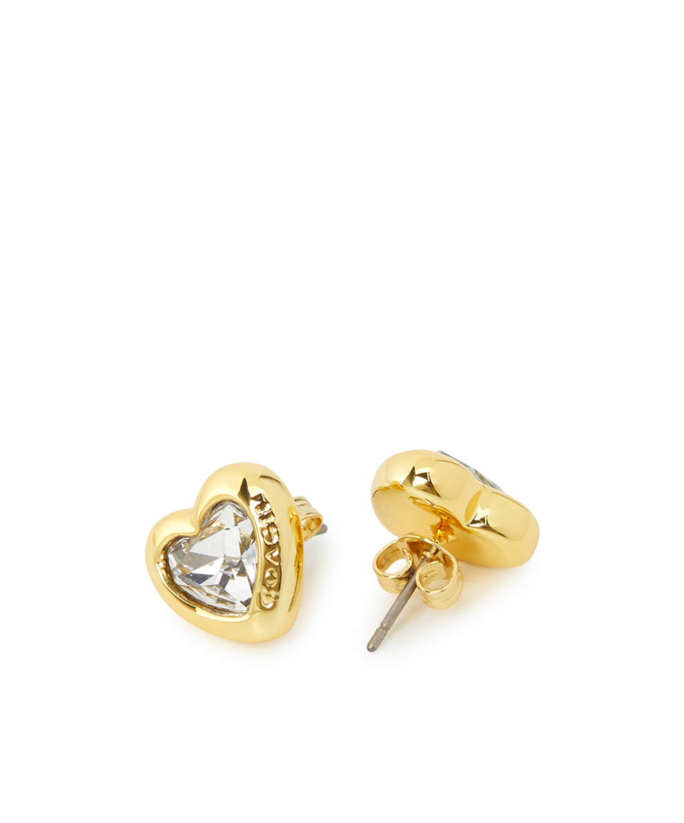 COACH HEART-SHAPED EARRINGS