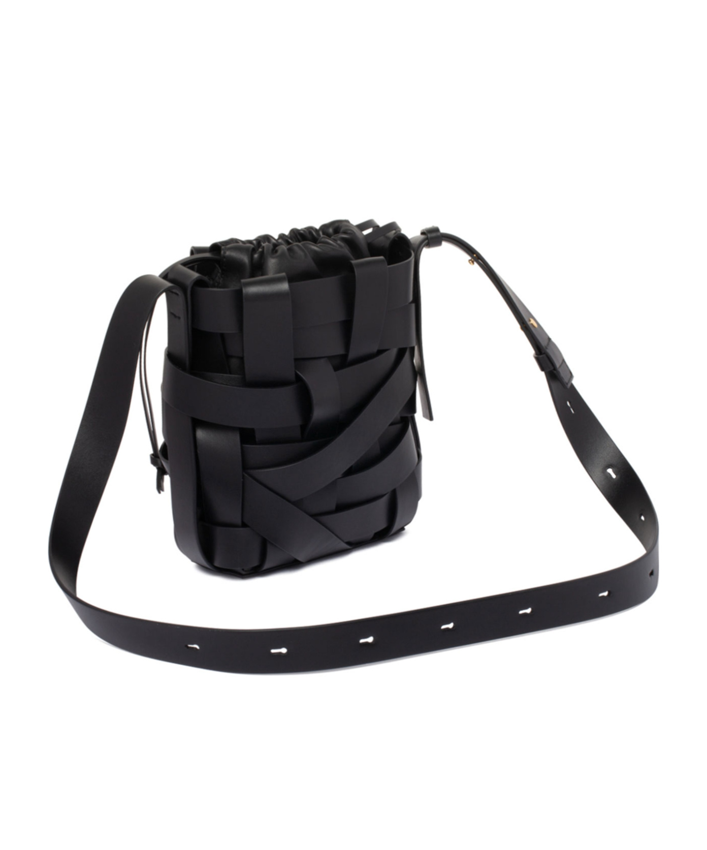 Jil Sander Interwoven-design Drawstring Bucket Bag