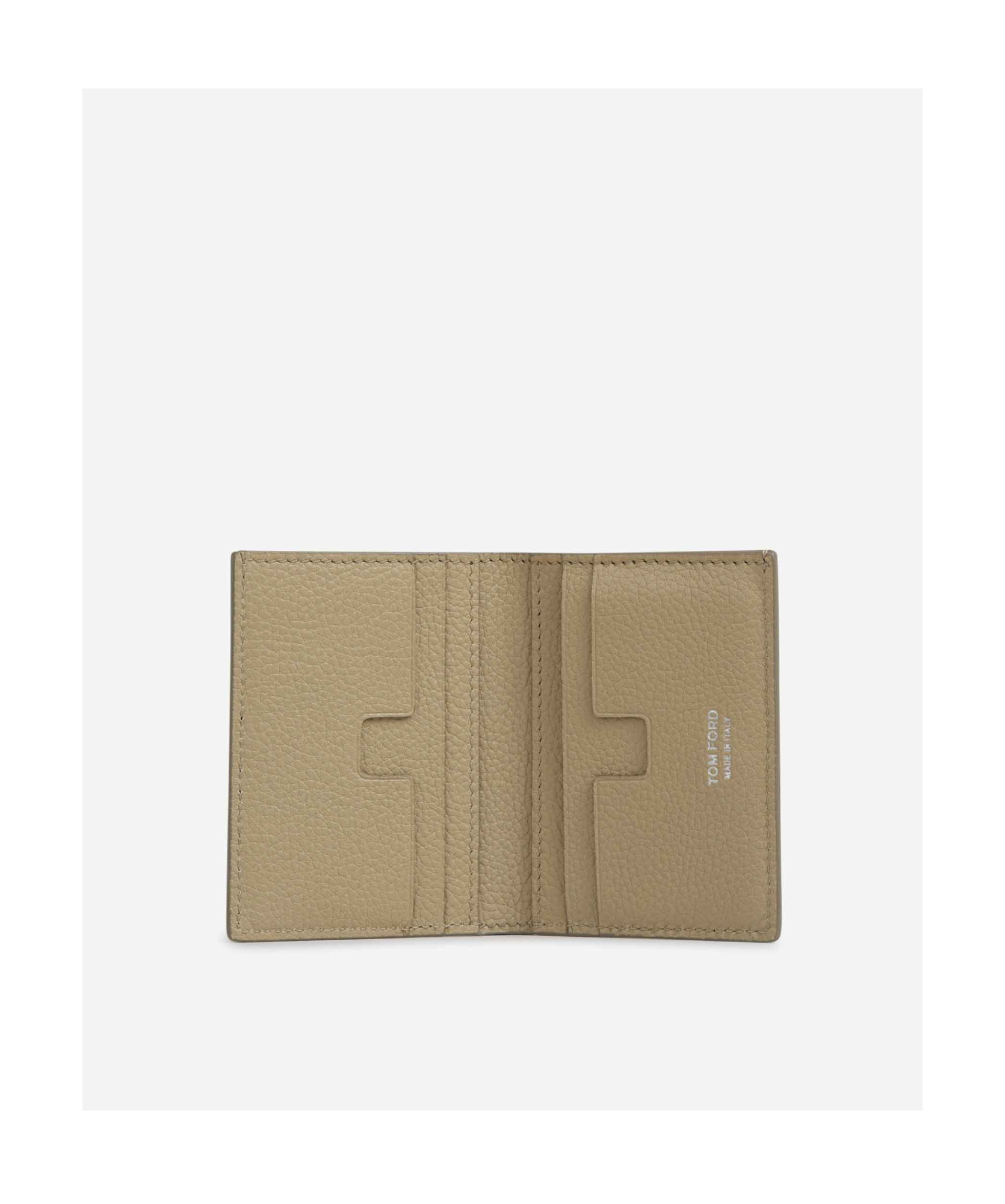 Tom Ford Double-fold Wallet In Brown